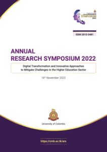 Annual Research Symposium 2022 University of Colombo