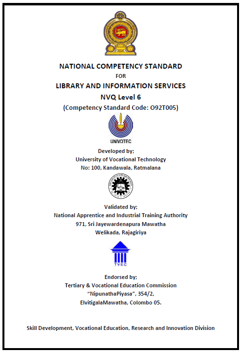 National Competency Standard on Library and Information Science